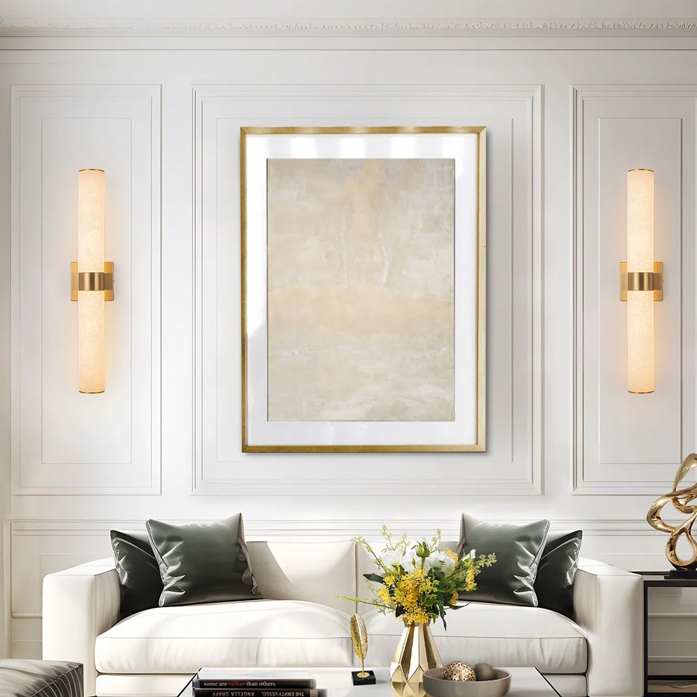 Wall Light | Alabaster Cylinder LED Design