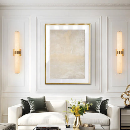 Wall Light | Alabaster Cylinder LED Design