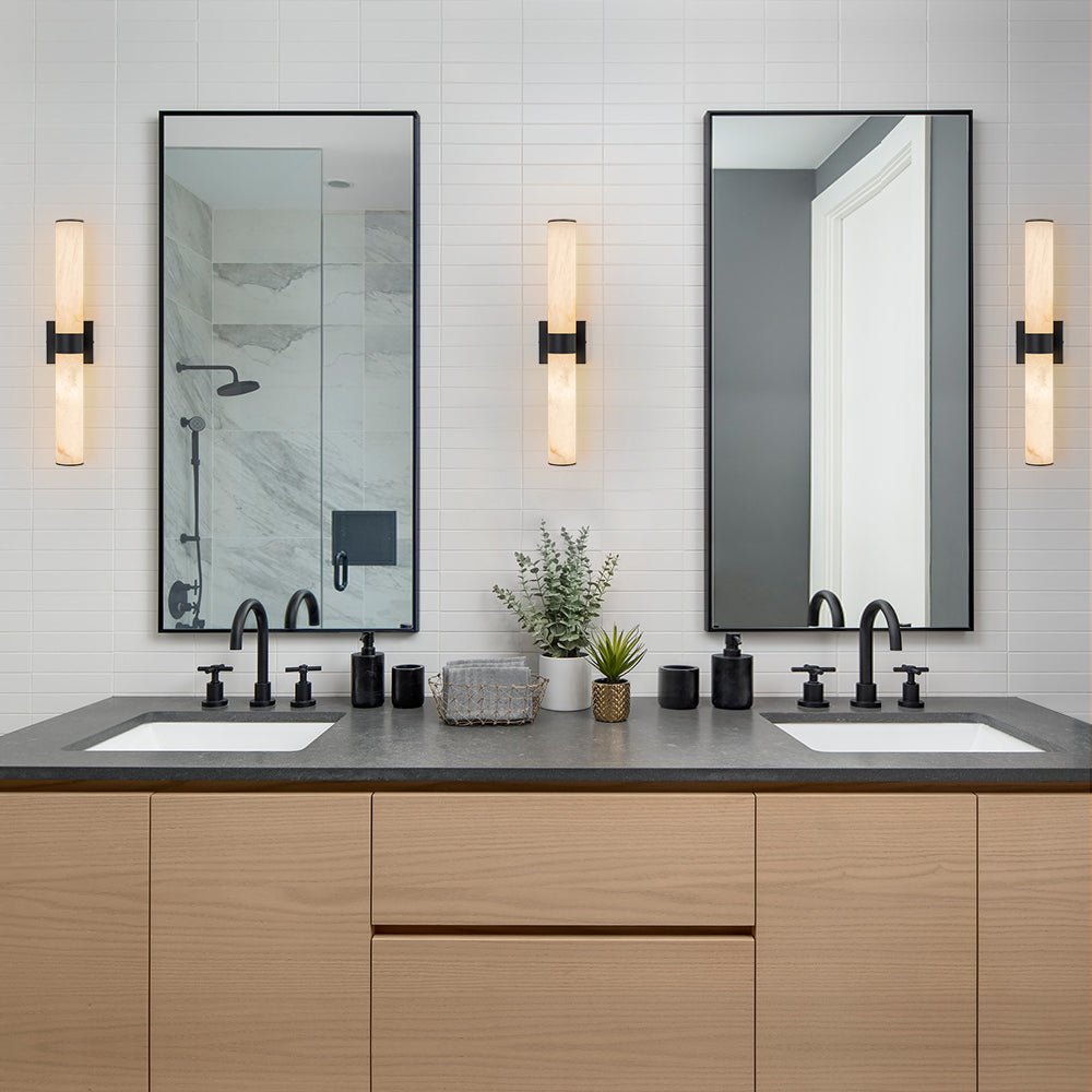 Wall Light | Alabaster Cylinder LED Design