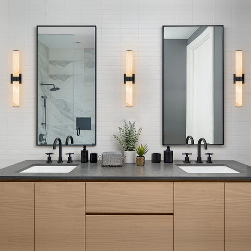 Wall Light | Alabaster Cylinder LED Design