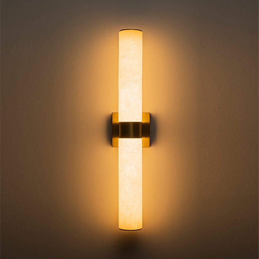 Wall Light | Alabaster Cylinder LED Design