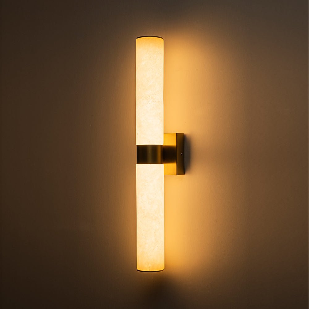 Wall Light | Alabaster Cylinder LED Design
