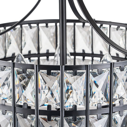 Ceiling Light | Crystal Drum Shade Design