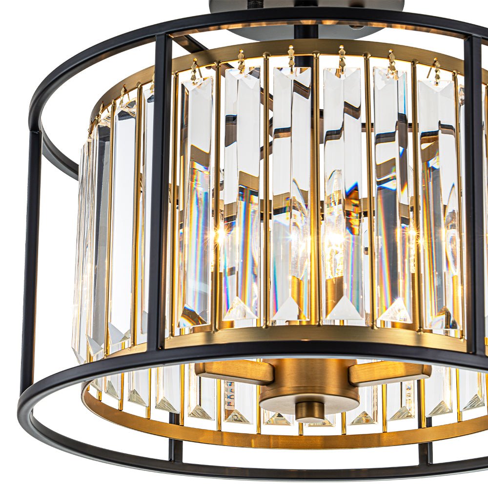 Ceiling Light | Vintage Crystal Hallway Lamp