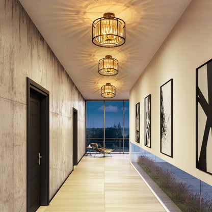 Ceiling Light | Vintage Crystal Hallway Lamp