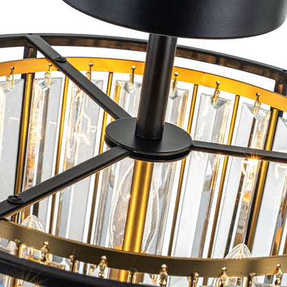 Ceiling Light | Vintage Crystal Hallway Lamp