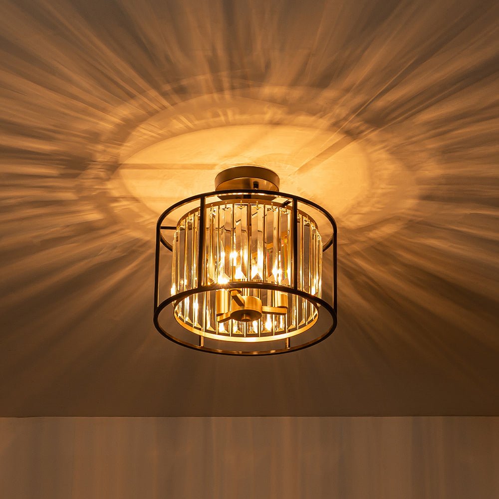 Ceiling Light | Vintage Crystal Hallway Lamp