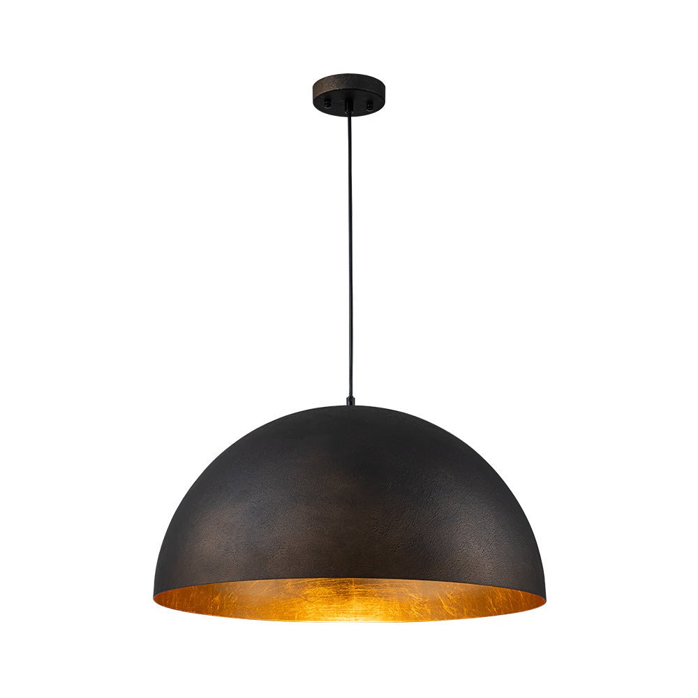 Pendant Light | Metal Dome Gold Interior Design