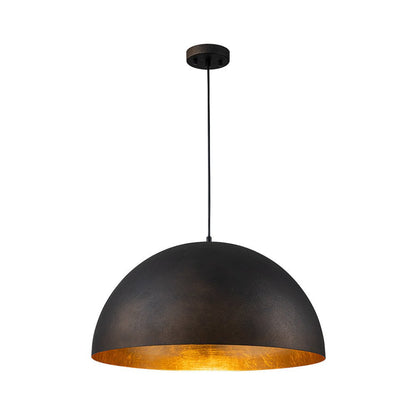 Pendant Light | Metal Dome Gold Interior Design