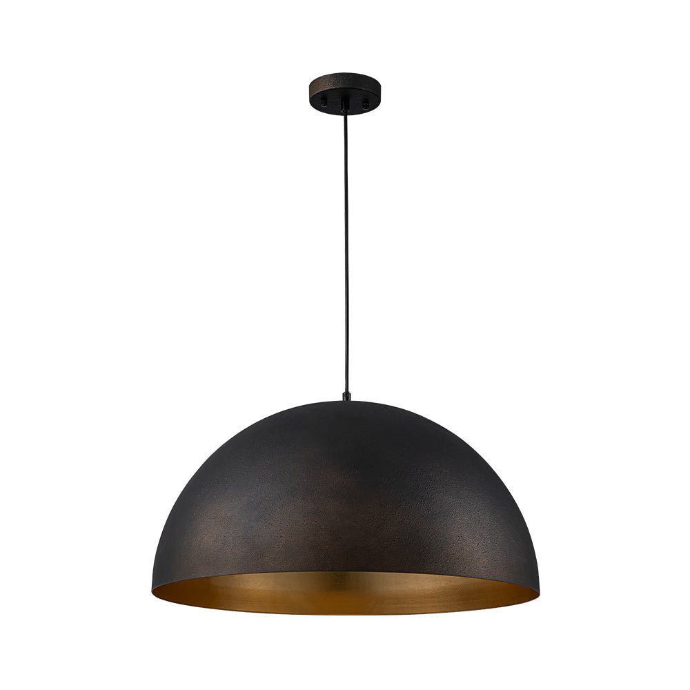 Pendant Light | Metal Dome Gold Interior Design