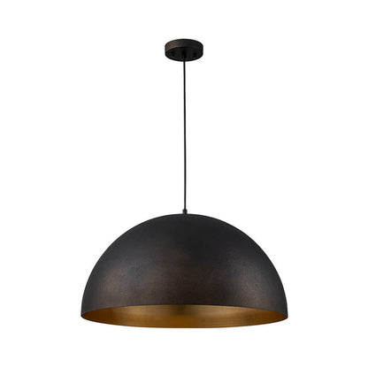 Pendant Light | Metal Dome Gold Interior Design