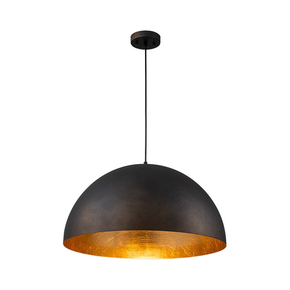 Pendant Light | Metal Dome Gold Interior Design