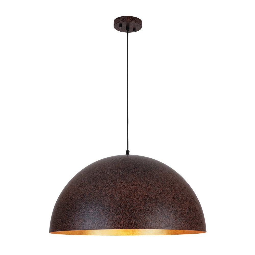 Pendant Light | Metal Dome Gold Interior Design