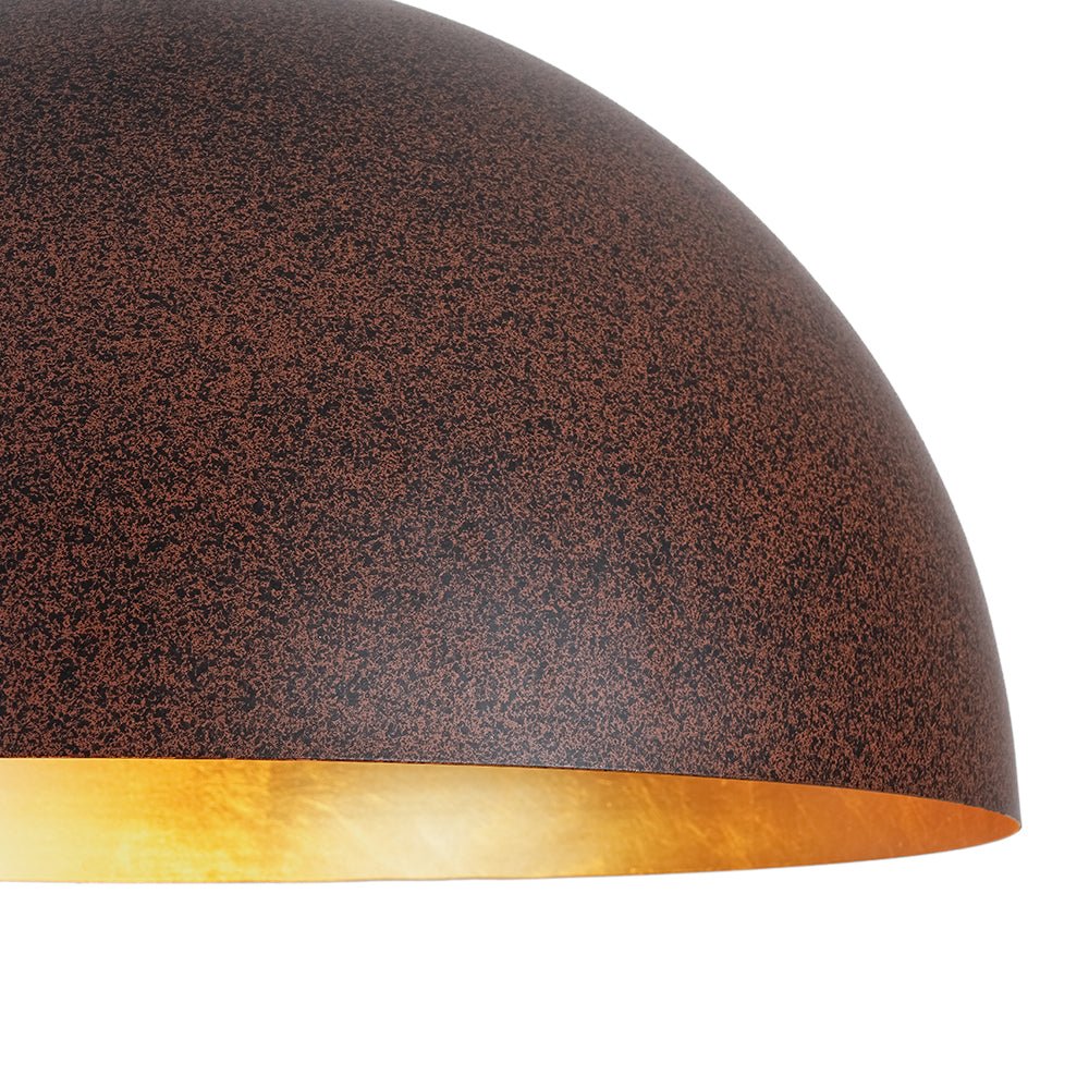 Pendant Light | Metal Dome Gold Interior Design