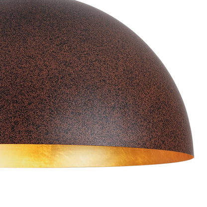 Pendant Light | Metal Dome Gold Interior Design