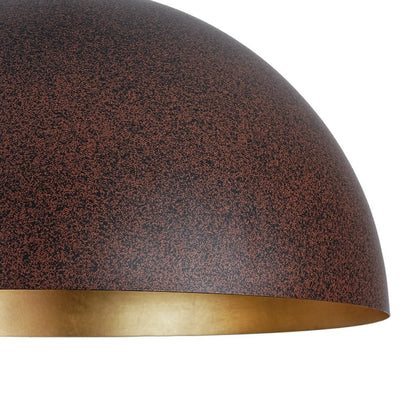 Pendant Light | Metal Dome Gold Interior Design