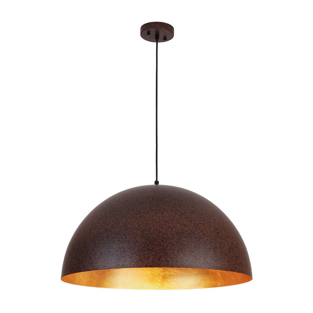 Pendant Light | Metal Dome Gold Interior Design
