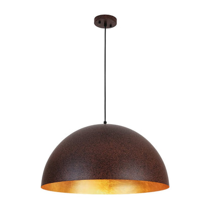 Pendant Light | Metal Dome Gold Interior Design