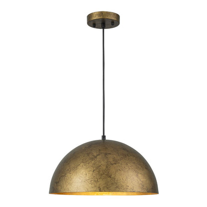 Pendant Light | Metal Dome Gold Interior Design