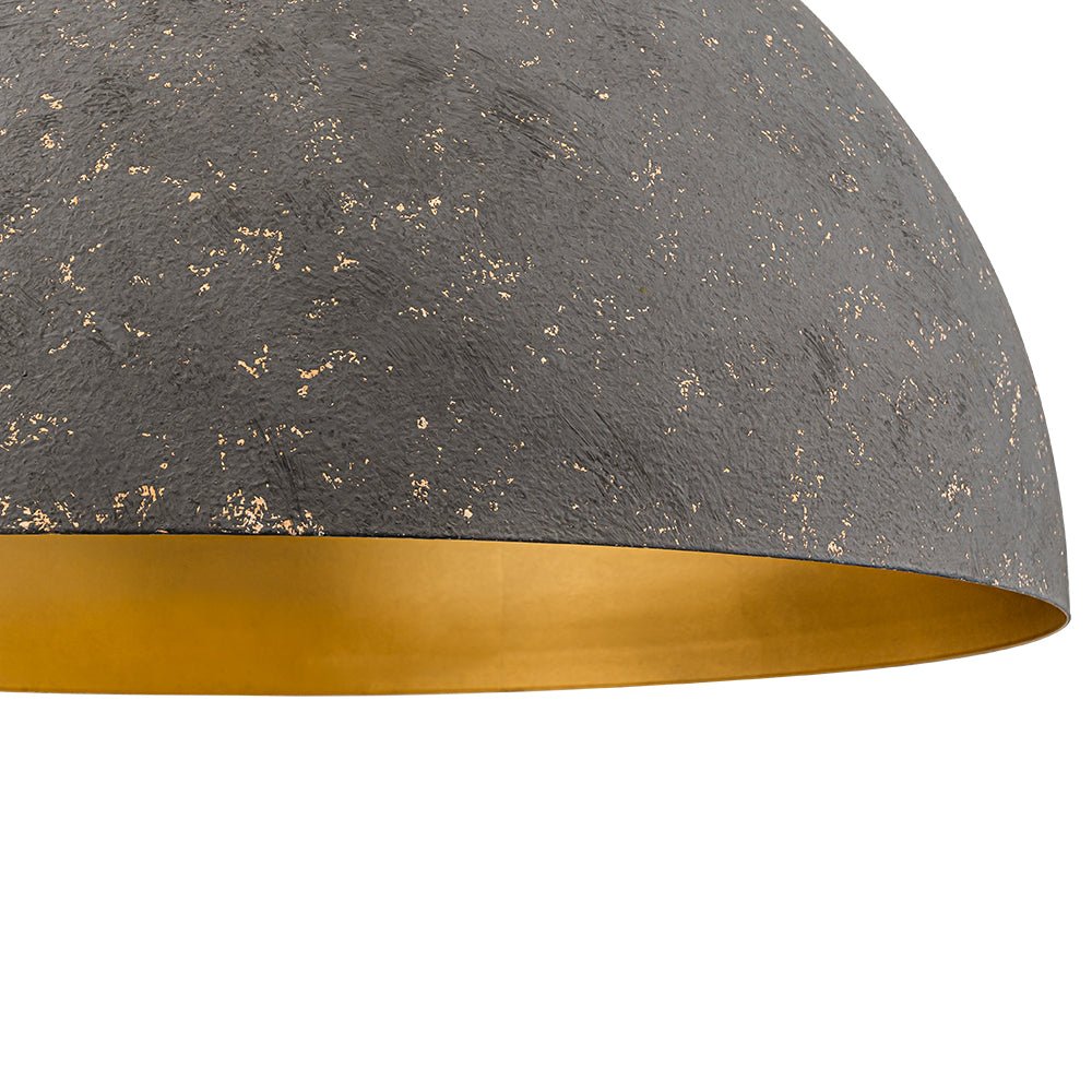 Pendant Light | Metal Dome Gold Interior Design