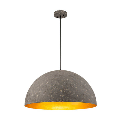 Pendant Light | Metal Dome Gold Interior Design