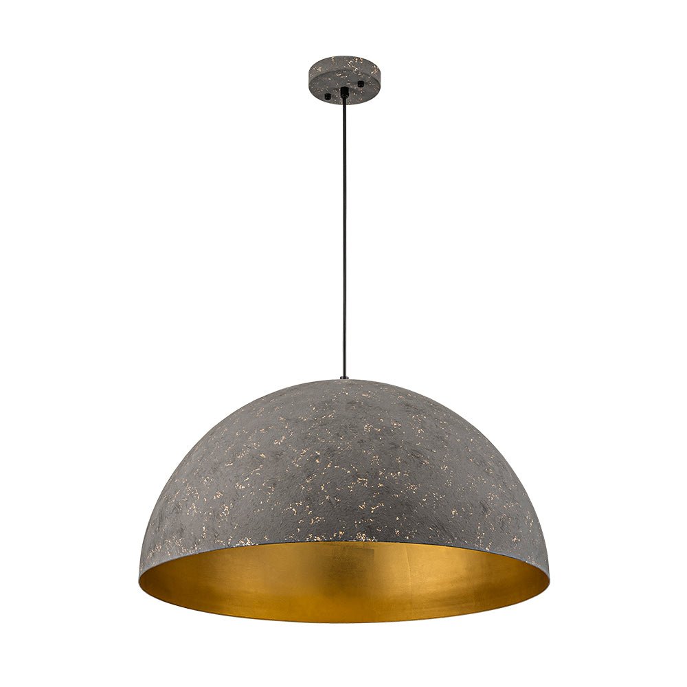 Pendant Light | Metal Dome Gold Interior Design