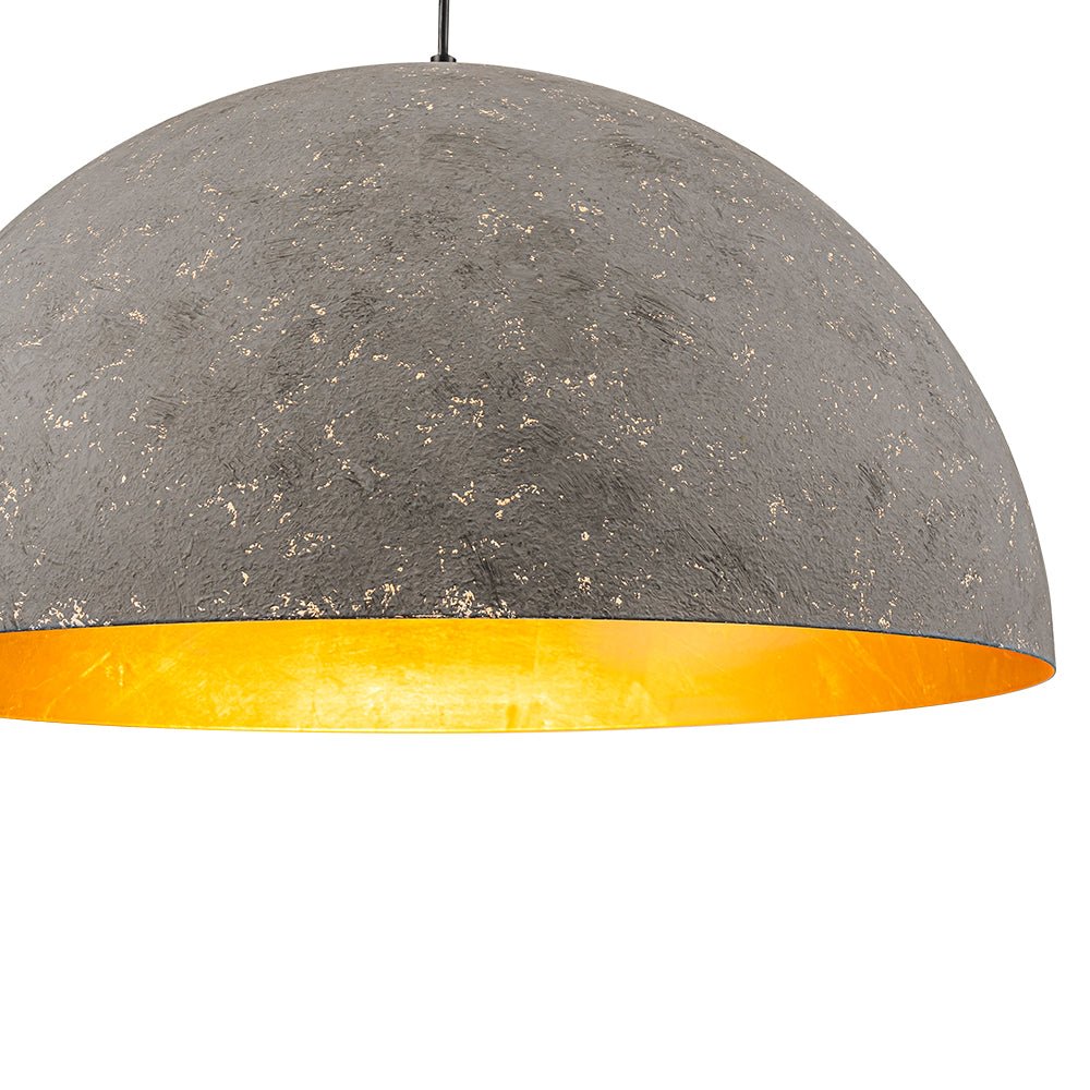 Pendant Light | Metal Dome Gold Interior Design