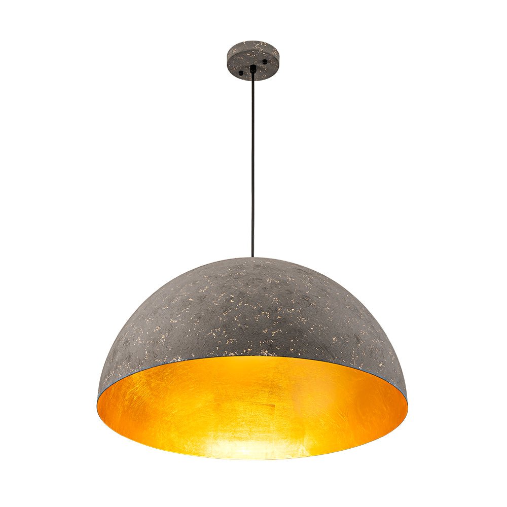 Pendant Light | Metal Dome Gold Interior Design