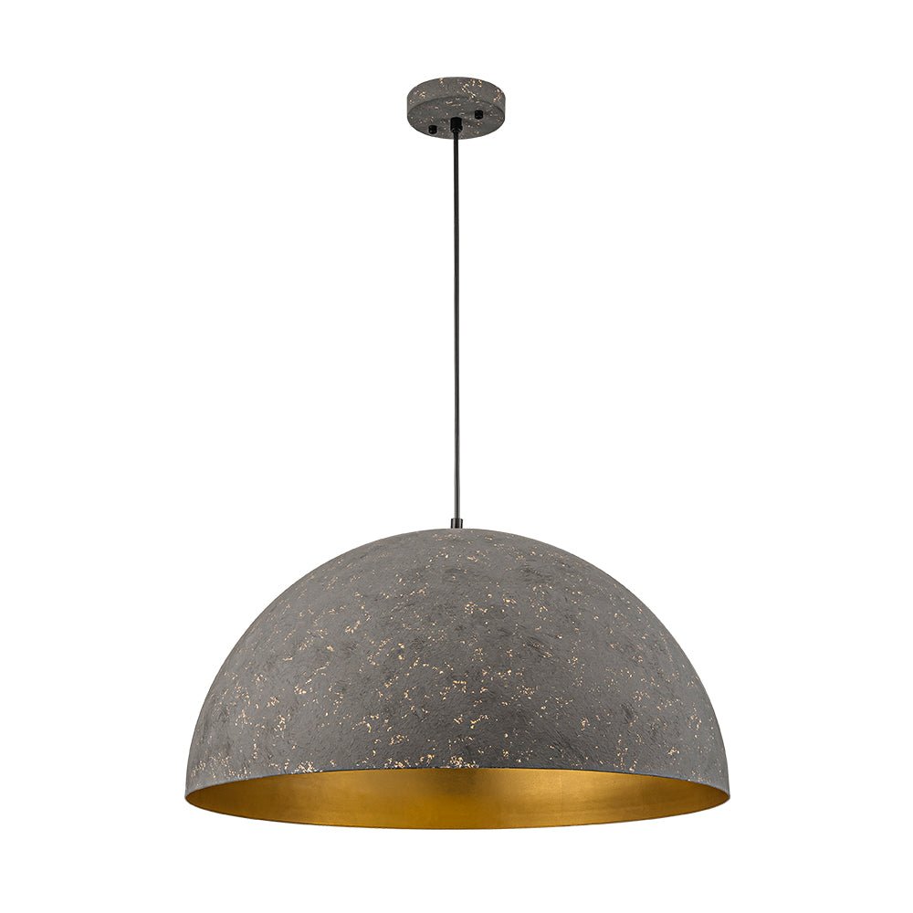 Pendant Light | Metal Dome Gold Interior Design