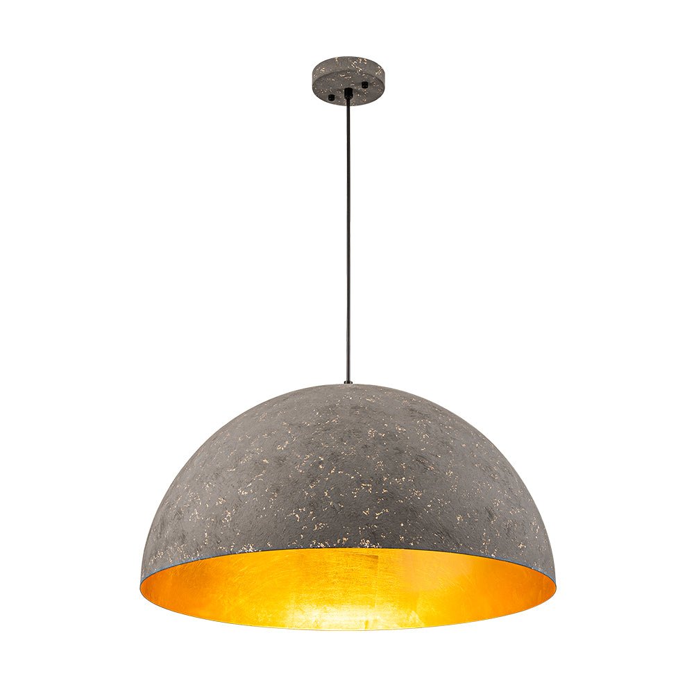 Pendant Light | Metal Dome Gold Interior Design