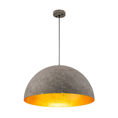Pendant Light | Metal Dome Gold Interior Design