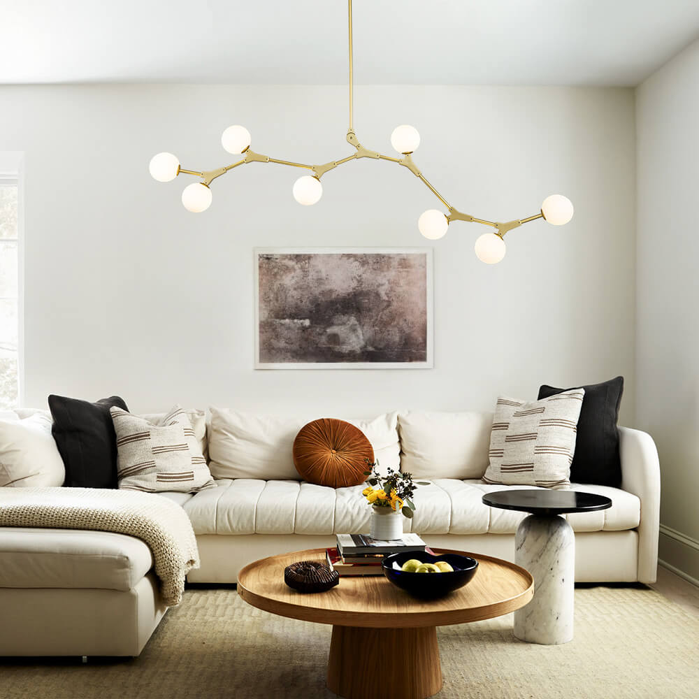 Pendant Light | Branch Bubble Glass Chandelier