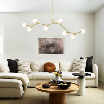 Pendant Light | Branch Bubble Glass Chandelier