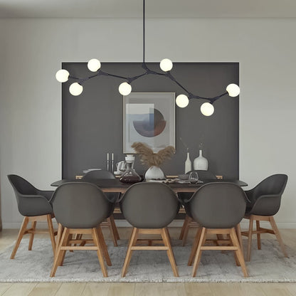 Pendant Light | Branch Bubble Glass Chandelier