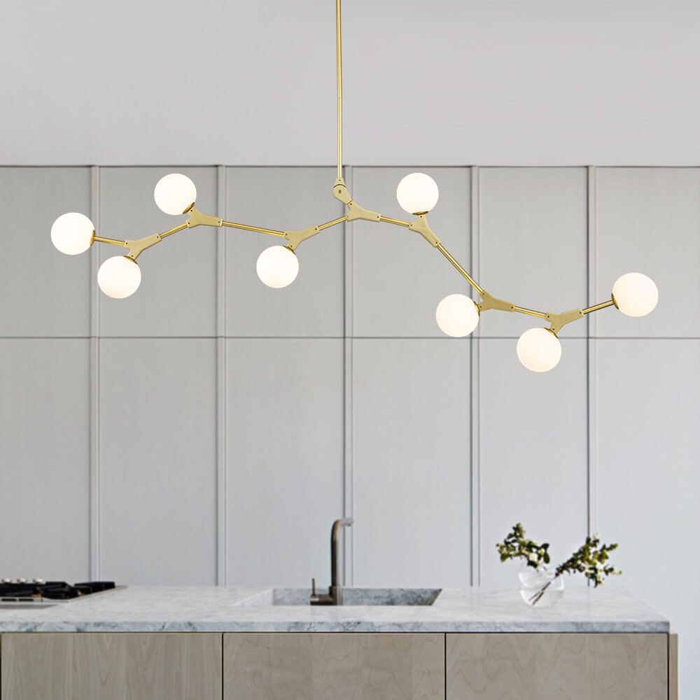 Pendant Light | Branch Bubble Glass Chandelier