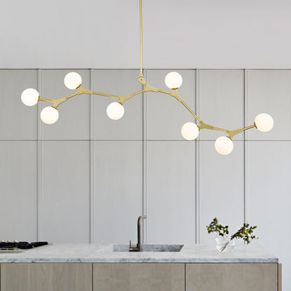 Pendant Light | Branch Bubble Glass Chandelier