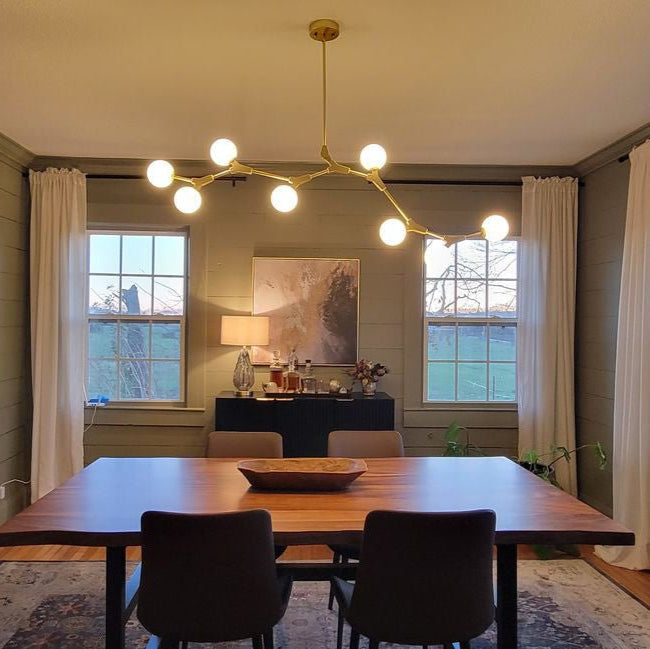 Pendant Light | Branch Bubble Glass Chandelier
