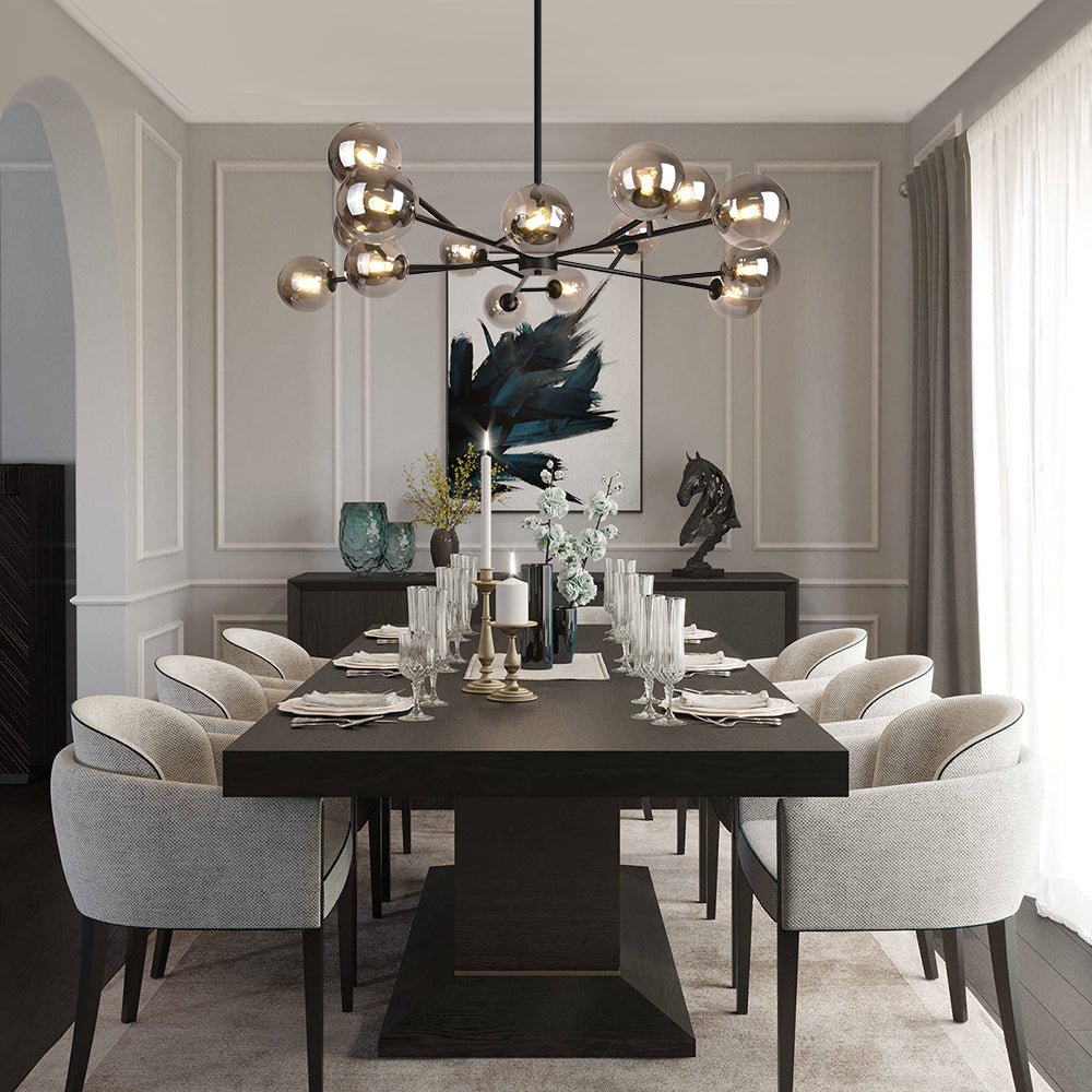 Pendant Light | Branching Glass Globe Chandelier