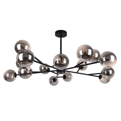 Pendant Light | Branching Glass Globe Chandelier