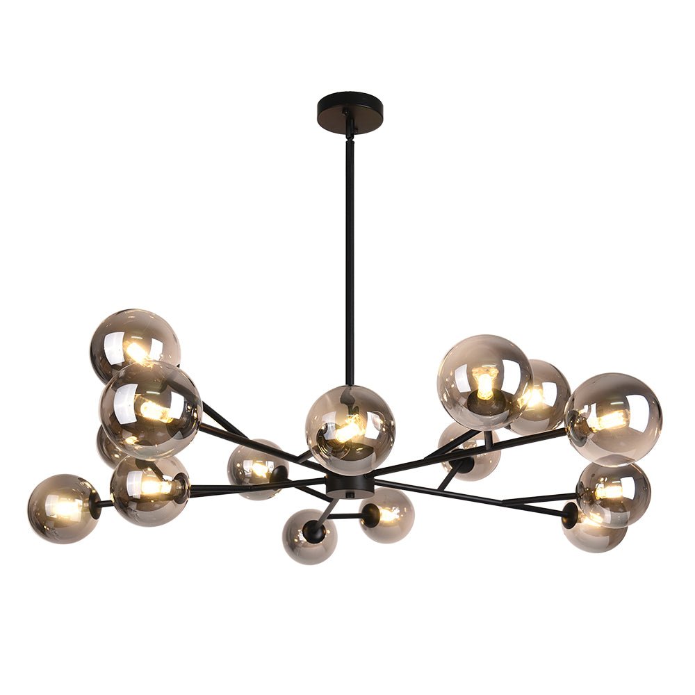 Pendant Light | Branching Glass Globe Chandelier