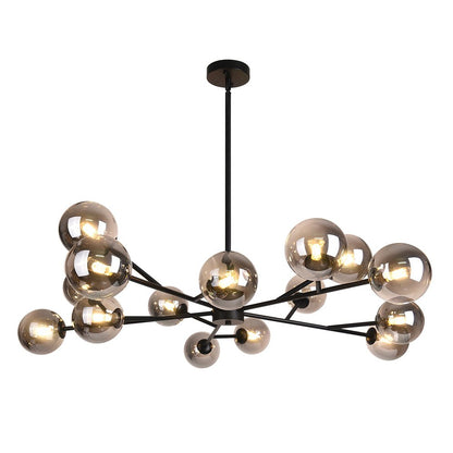 Pendant Light | Branching Glass Globe Chandelier