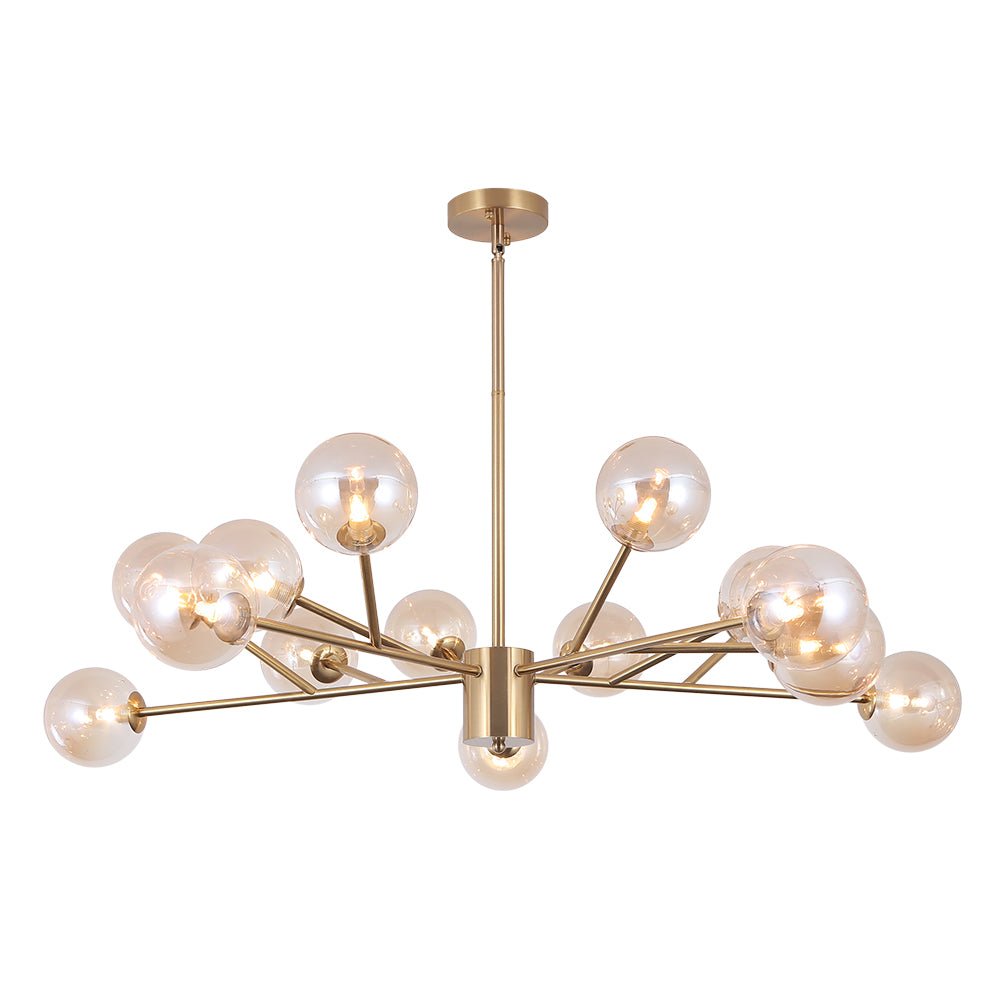 Pendant Light | Branching Glass Globe Chandelier