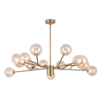 Pendant Light | Branching Glass Globe Chandelier