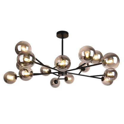 Pendant Light | Branching Glass Globe Chandelier