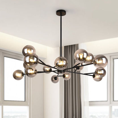 Pendant Light | Branching Glass Globe Chandelier