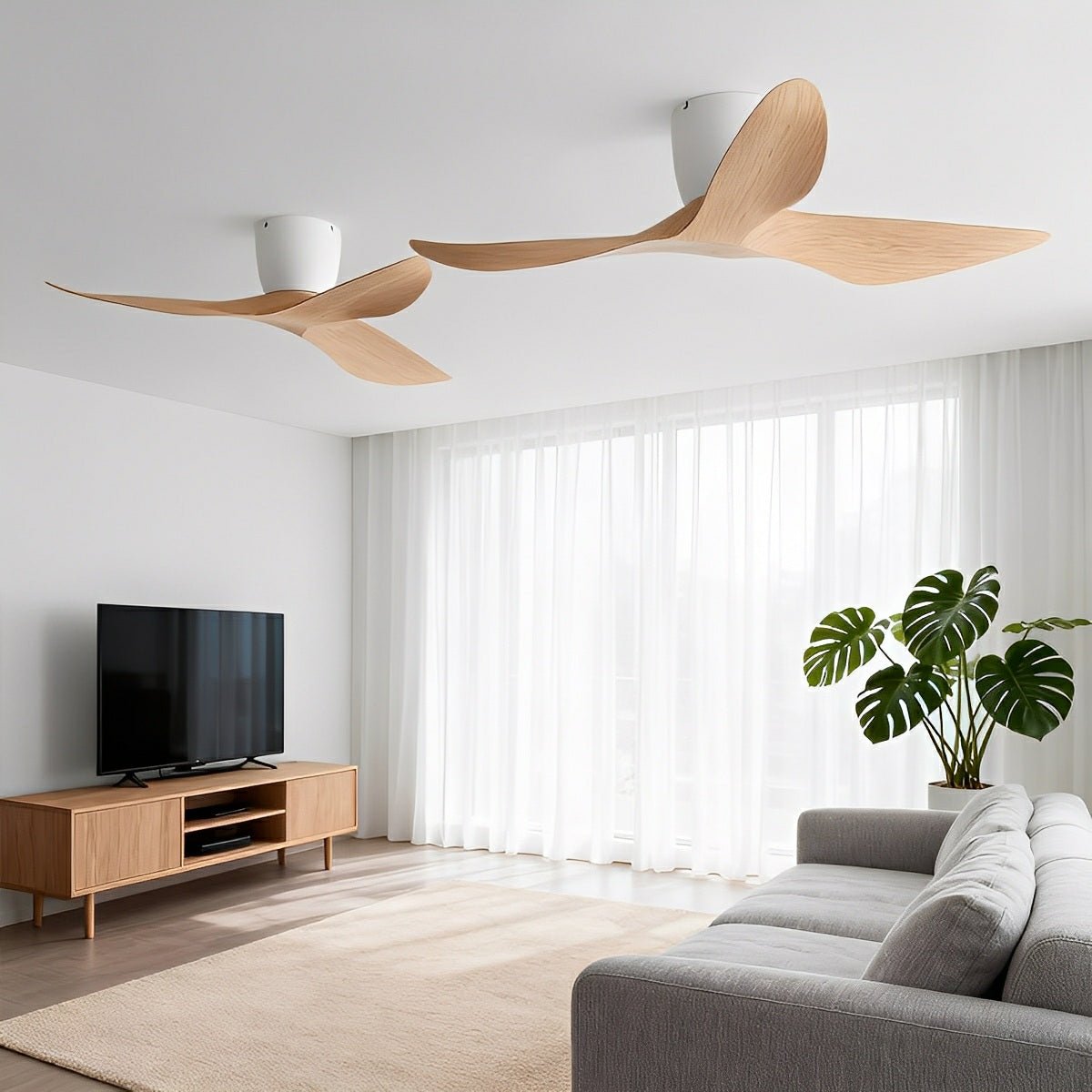 Ceiling Fan | Sculptural Wing Blade Design