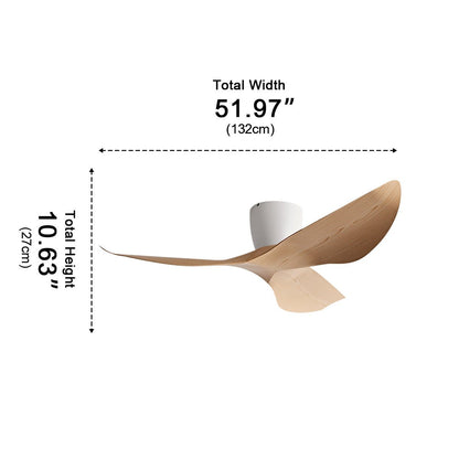 Ceiling Fan | Sculptural Wing Blade Design