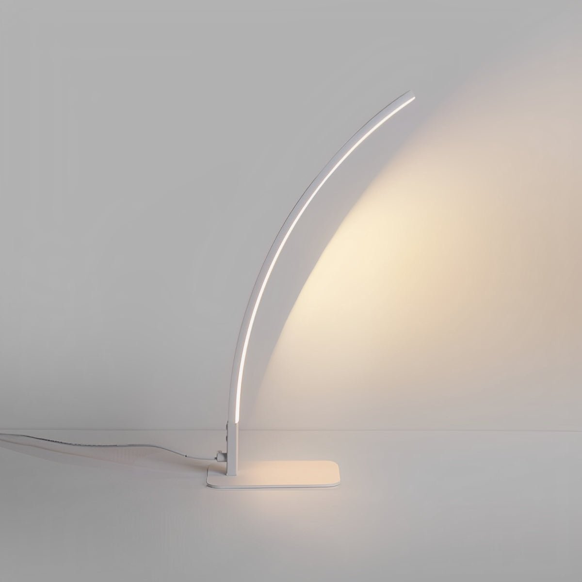 Table Light | Curved Arc LED Design