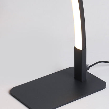 Table Light | Curved Arc LED Design