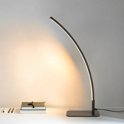 Table Light | Curved Arc LED Design